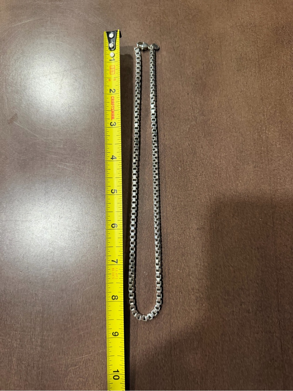 Tiffany &Co. - Sterling Silver Box Chain Necklace - Silver - Picture 3 of 7